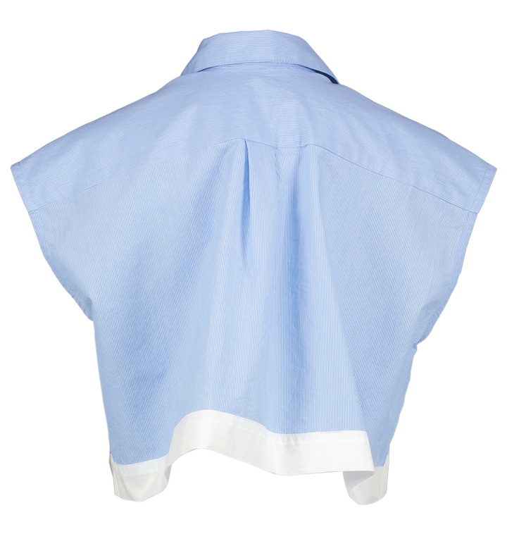 Blauwe gestreepte blouse Xirena Morley 