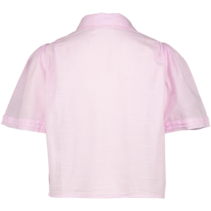 Roze bloes met plooi detail Xiara Morley