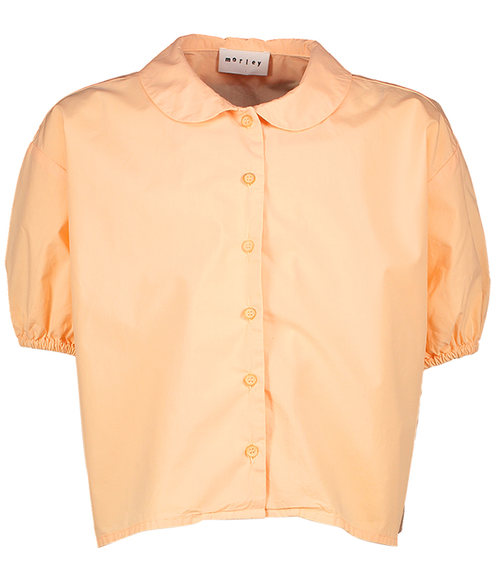 Licht oranje bloes met kraag Xanon Morley