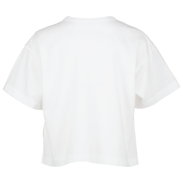 Witte T-shirt met kat Warsaw Morley