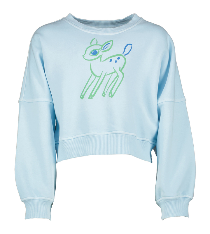Lichtblauwe sweater Xixo Bambi Morley