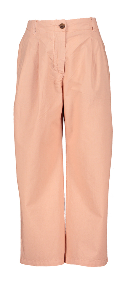 Roze wijde broek Ynk Morley