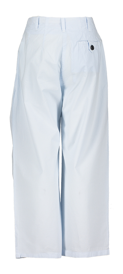 Blauwe wijde broek Ynk Morley