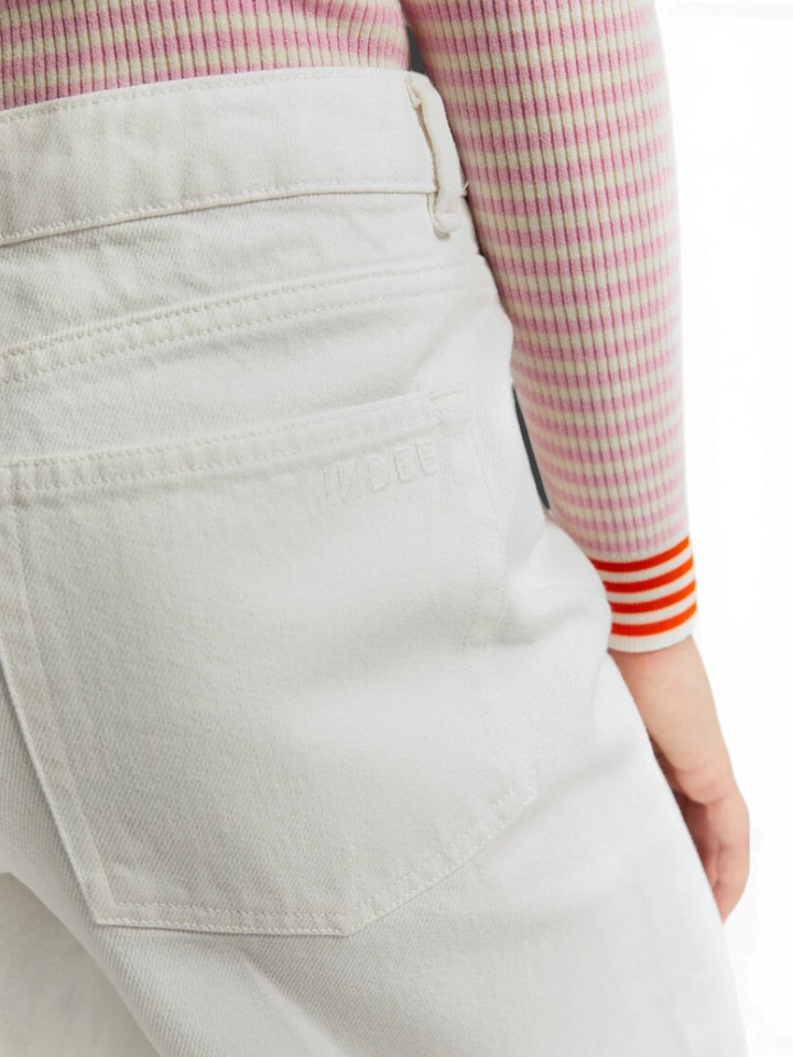 Witte straight jeans Valdez Indee