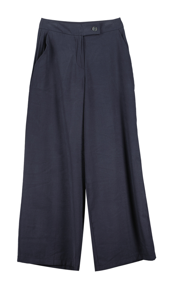 Donkerblauwe geklede broek Valencia Indee 