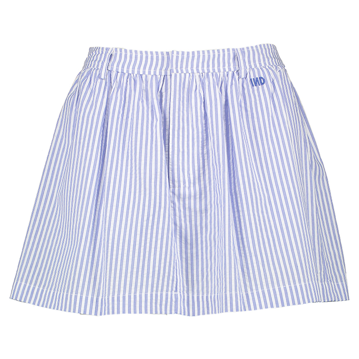 Wit blauw gestreepte broekrok Vincennes Indee 