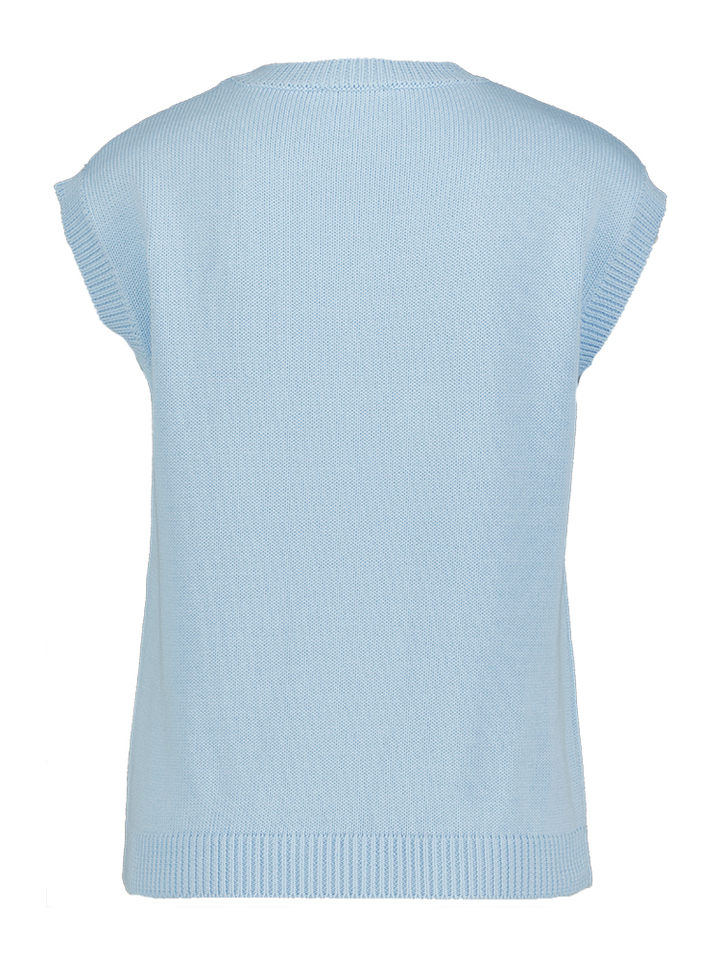 Blauwe trui met print Vaucluse Indee