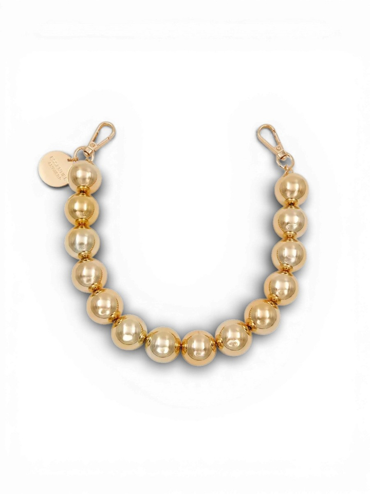 Goudkleurige halsketting met kralen Jadine Essentiel 