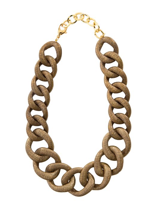 Bruine ketting Lavin Laurence Delvallez