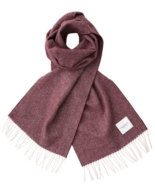 Rode wollen sjaal Profuomo