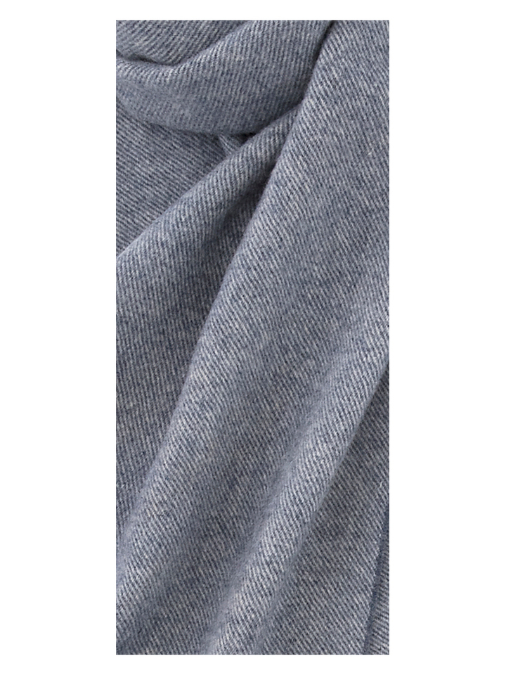 Mid blue wollen sjaal Profuomo 