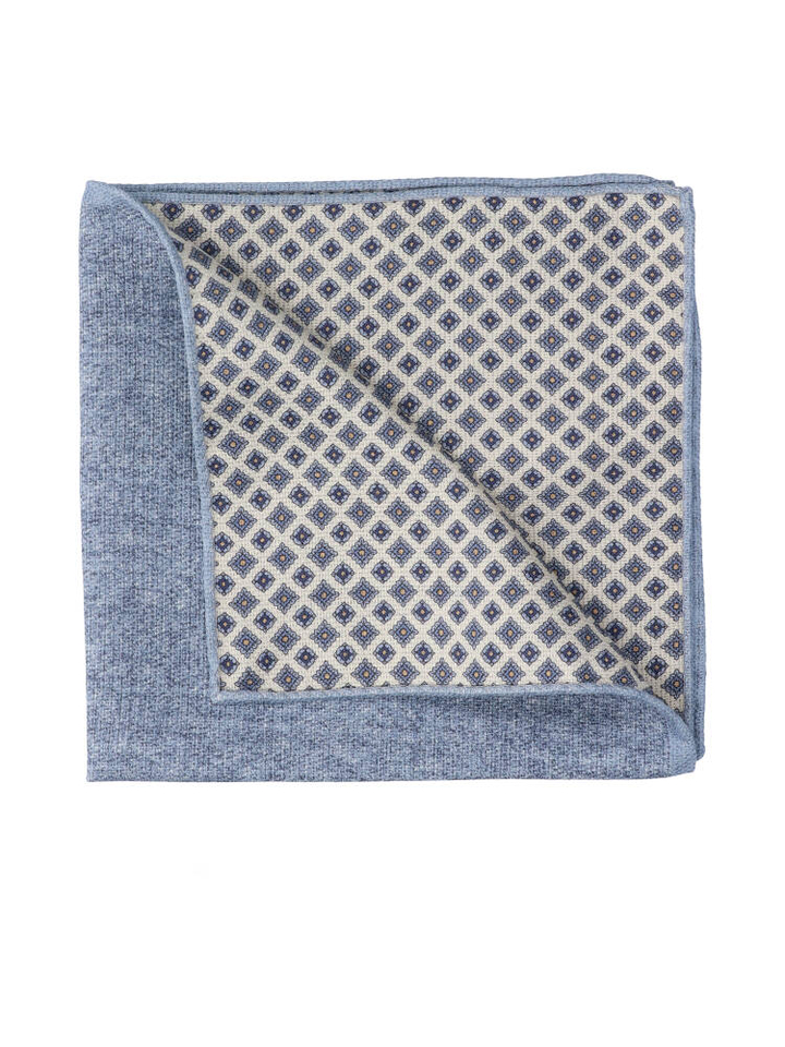 Lichtblauwe pochette Profuomo 