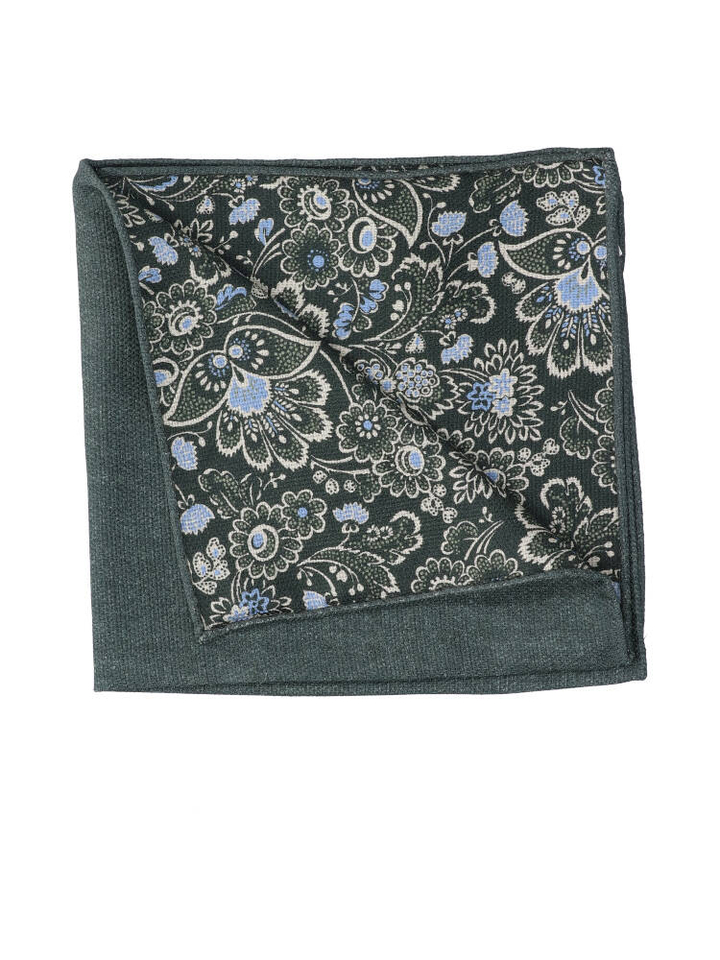 Donkergroene pochette Profuomo 