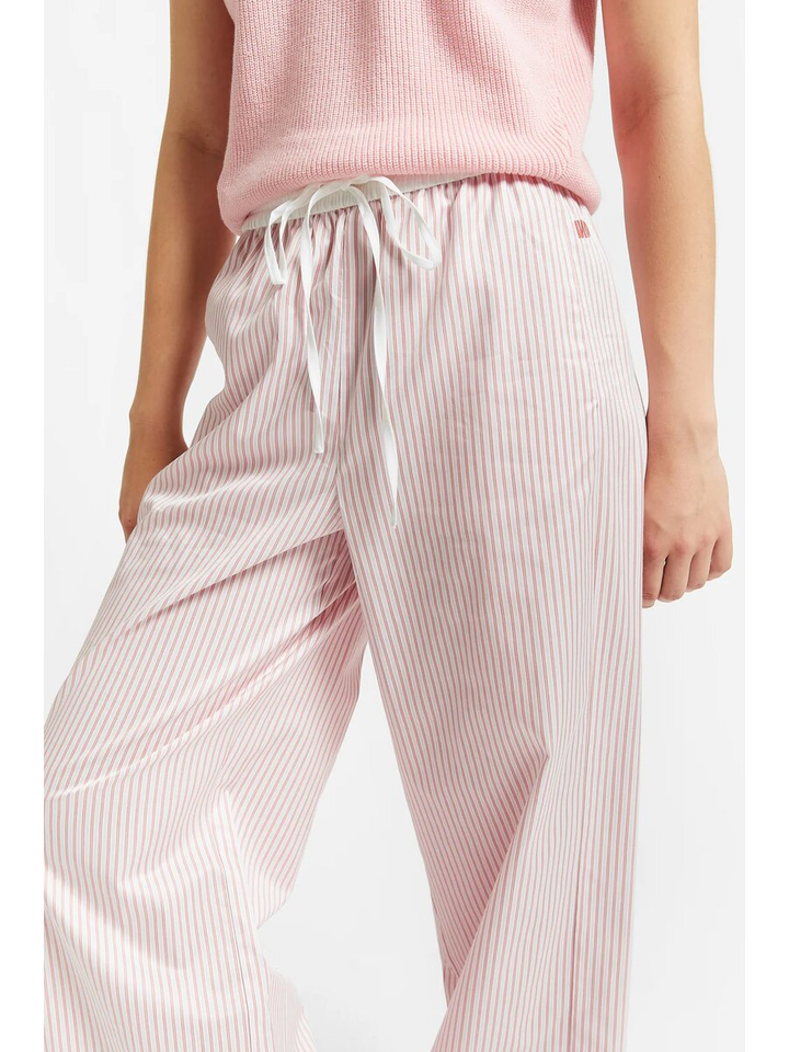 Roze gestreepte losvallende broek Vassili Indee