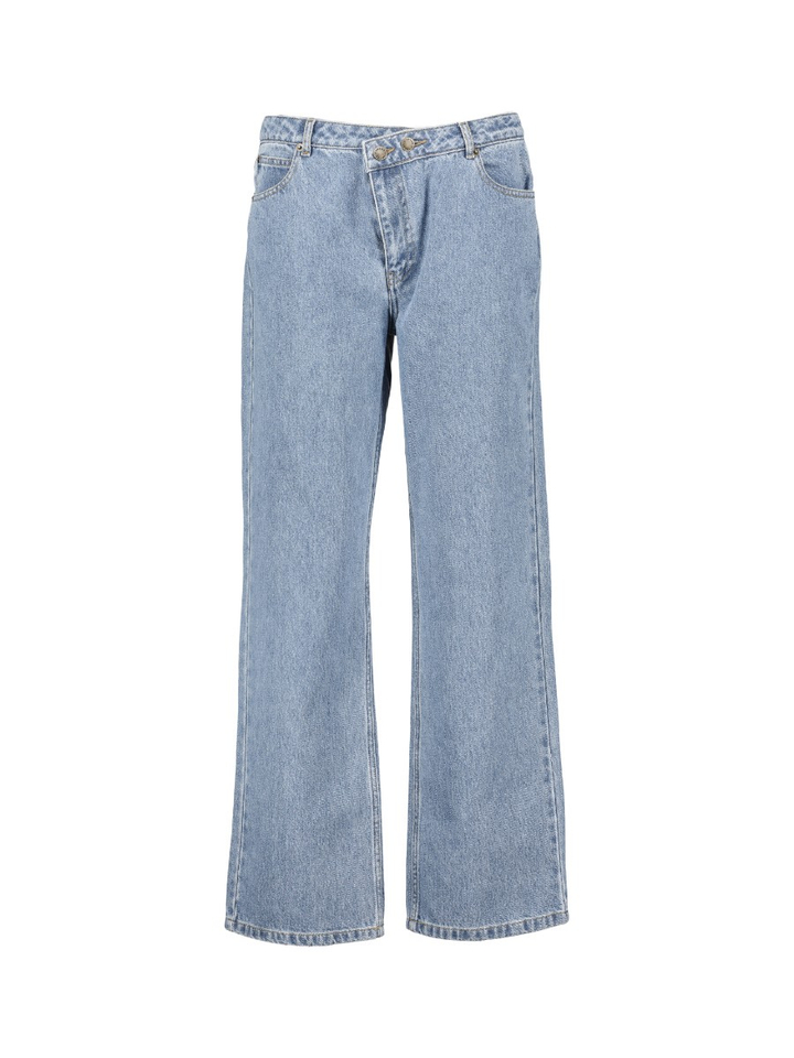 Blauwe straight jeans Valdez Indee
