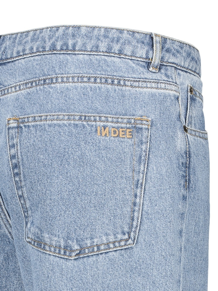 Blauwe straight jeans Valdez Indee