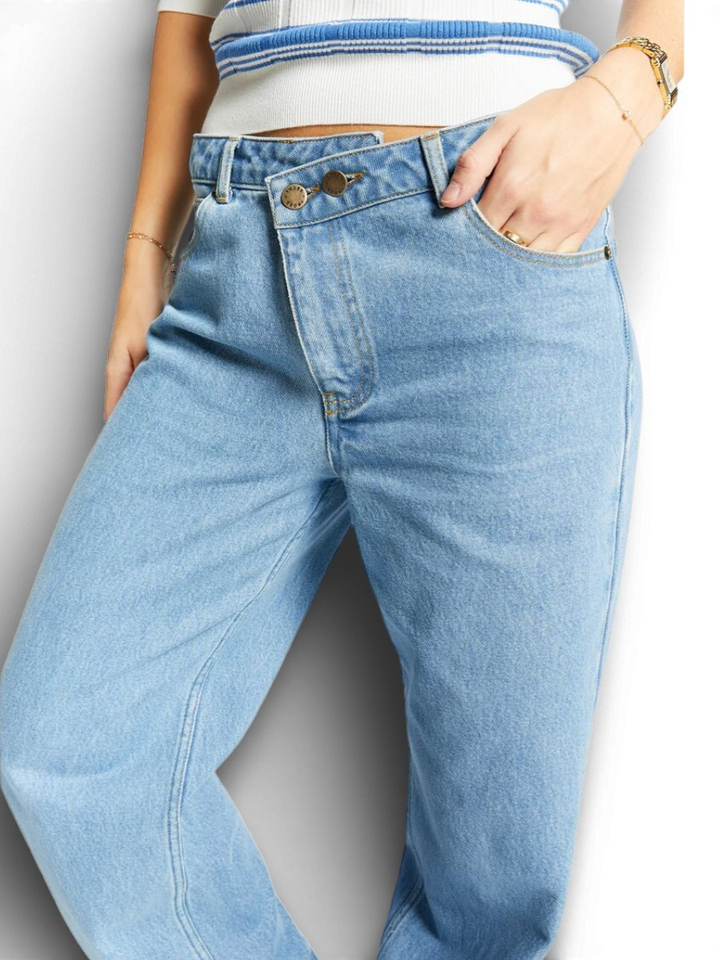 Blauwe straight jeans Valdez Indee 