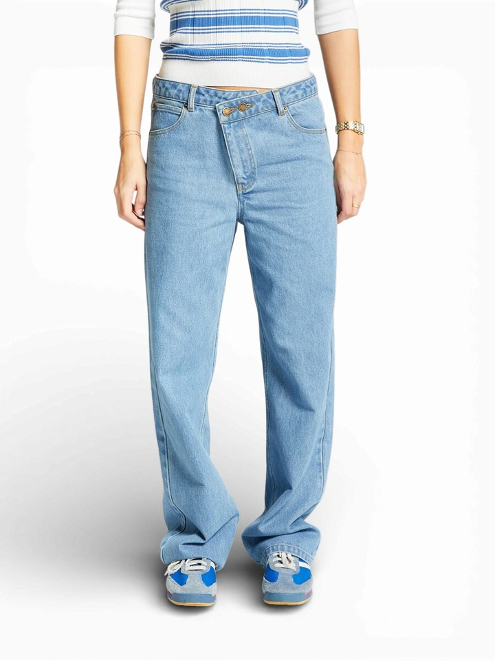 Blauwe straight jeans Valdez Indee 