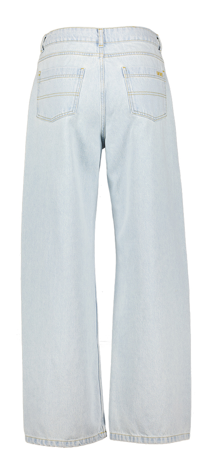 Bleach blauwe loose fit jeans Vancouver Indee