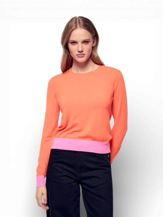 Oranje trui met ronde hals From Future