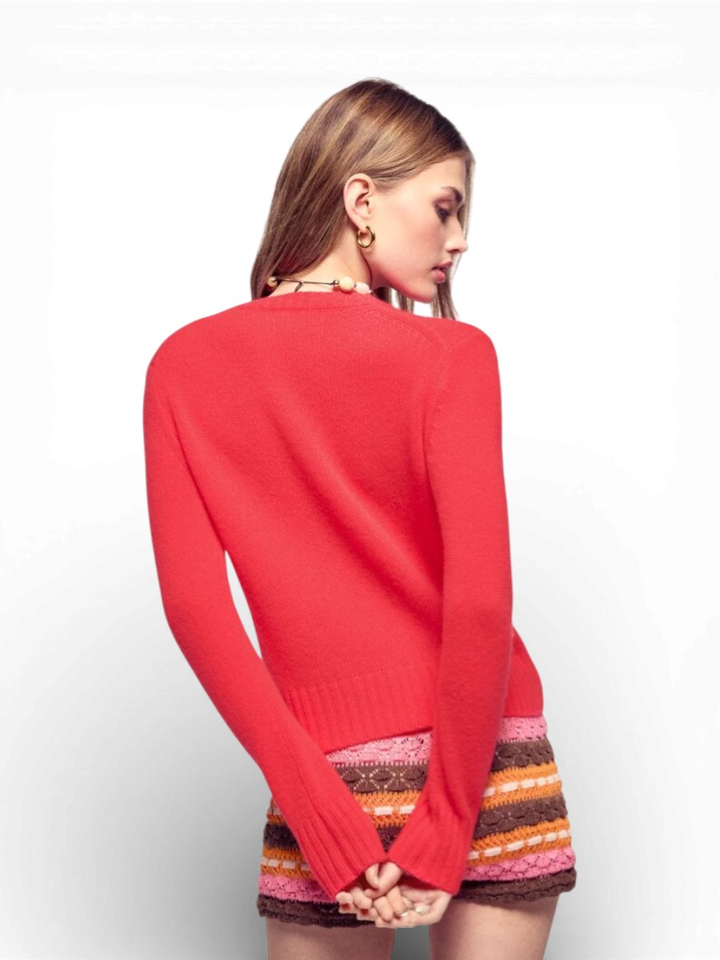 Koraalkleurige trui From Future