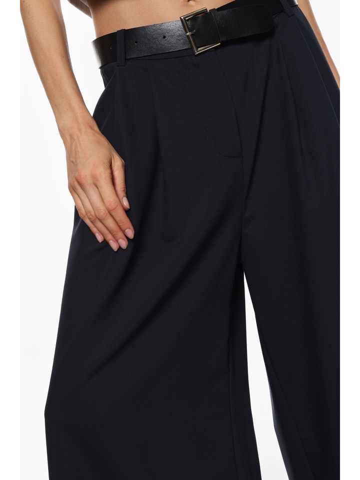 Blauwe lange broek met bijhorende riem Imperial