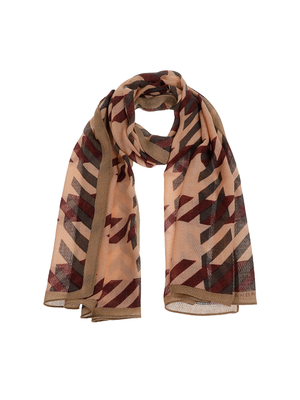 Bordeaux sjaal Xandres