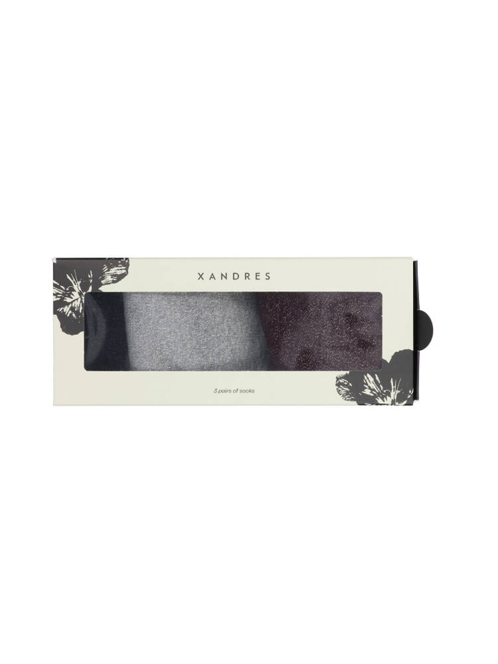 Glitter box kousen 3-pack Xandres