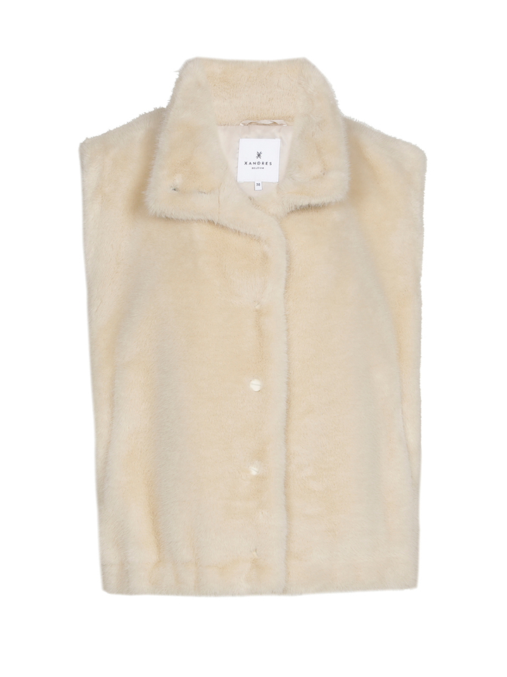 Beige bodywarmer Xandres