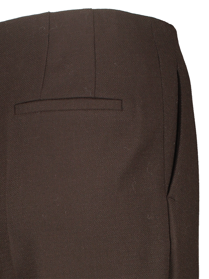 Bruine lange broek Polieter Xandres