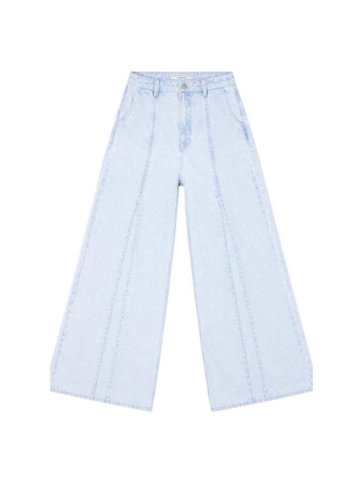 Lichtblauwe wide fit jeans Hommage 