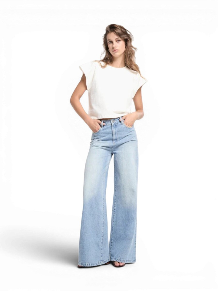 Blauwe loose jeans Homage