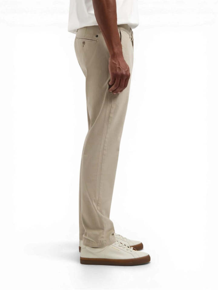Beige geklede broek Marlon Dstrezzed