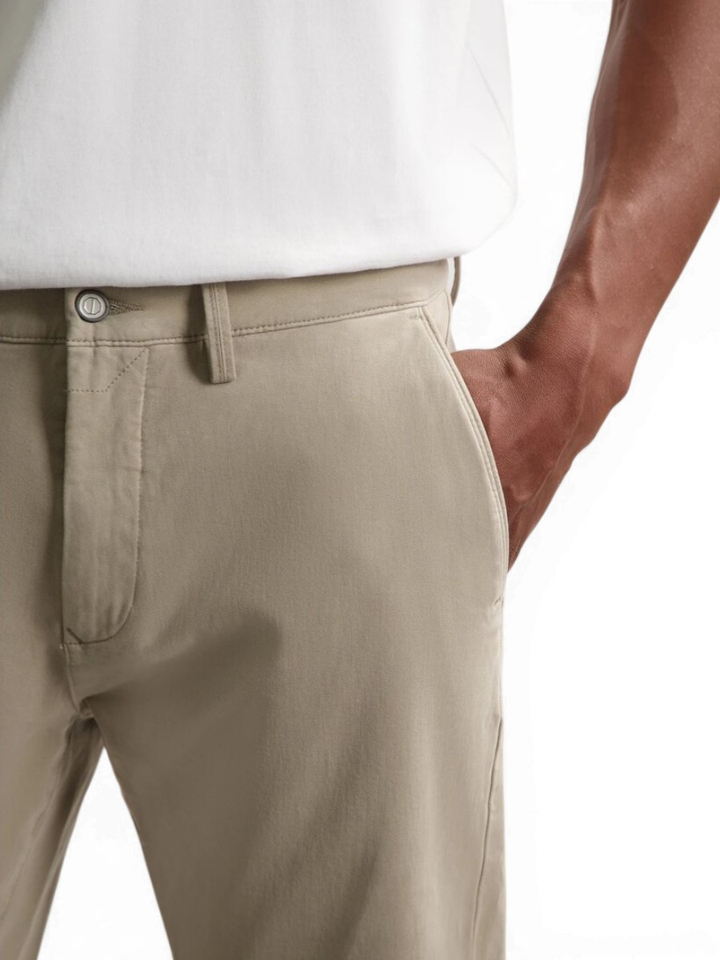 Beige geklede broek Marlon Dstrezzed