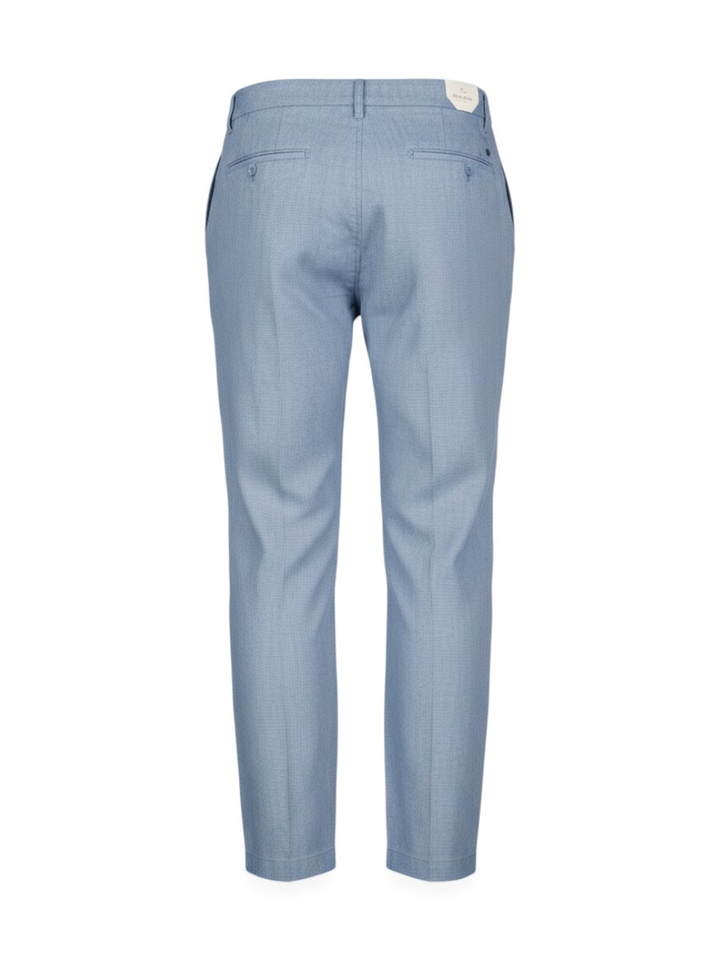 Blauwe linnen broek James Dstrezzed