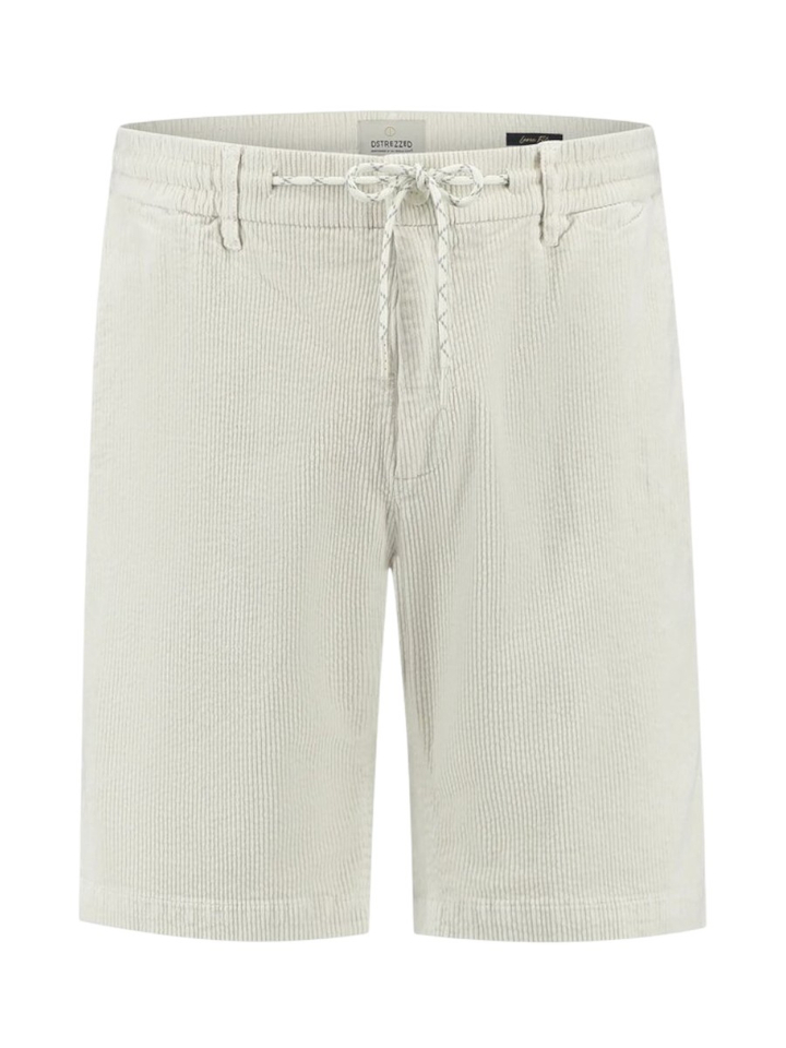 Ecru ribfluwelen short Logan Dstrezzed 