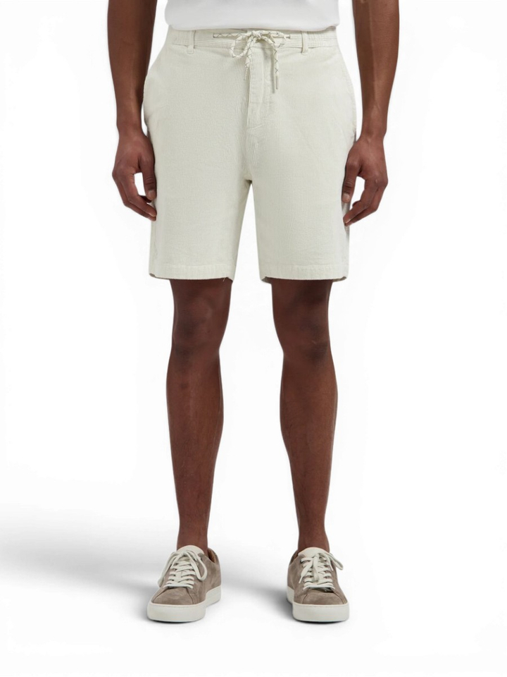 Ecru ribfluwelen short Logan Dstrezzed 