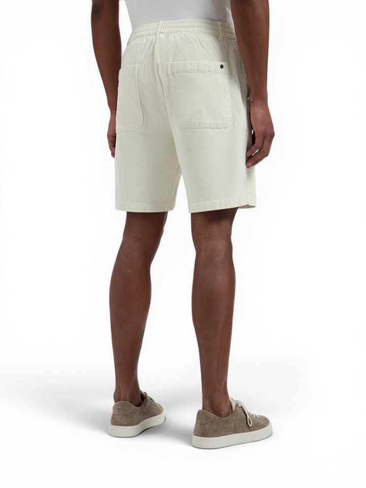 Ecru ribfluwelen short Logan Dstrezzed 