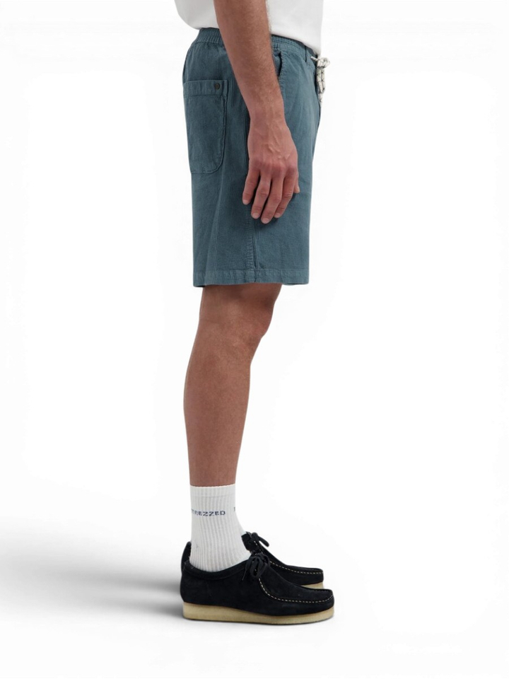 Petrol ribfluwlen short Logan Dstrezzed 
