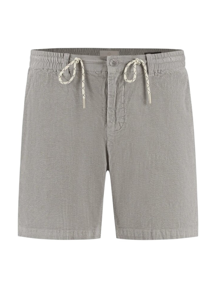 Grijze ribfluwelen short Logan Dstrezzed 