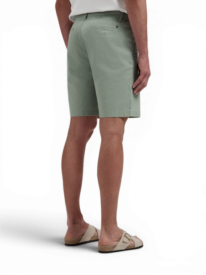 Kaki groene linnen short Dstrezzed