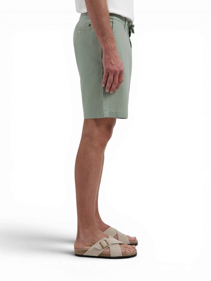Kaki groene linnen short Dstrezzed