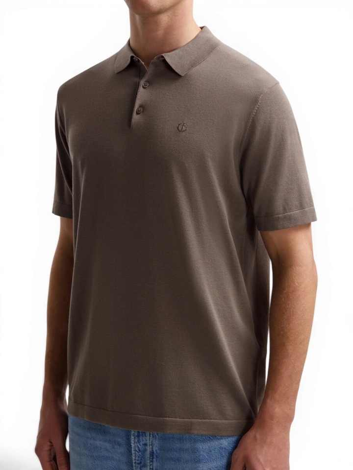 Donkerbruine polo Camilo Dstrezzed