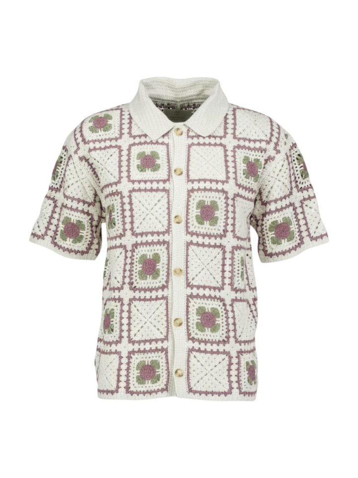 Gehaakte polo met knoopsluiting Shane Dstrezzed