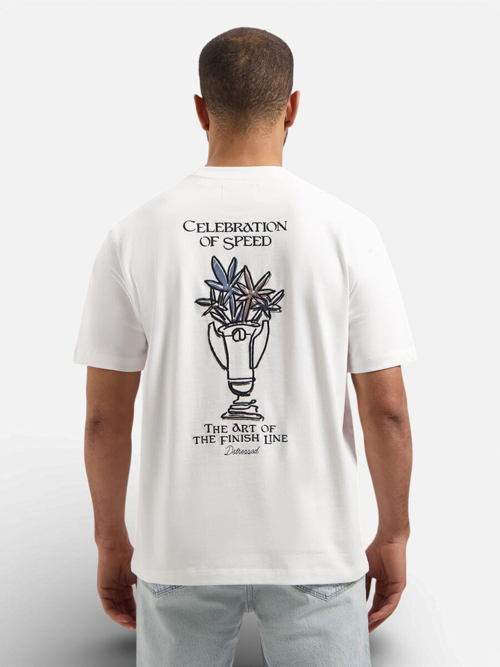 Witte T-shirt Dstrezzed