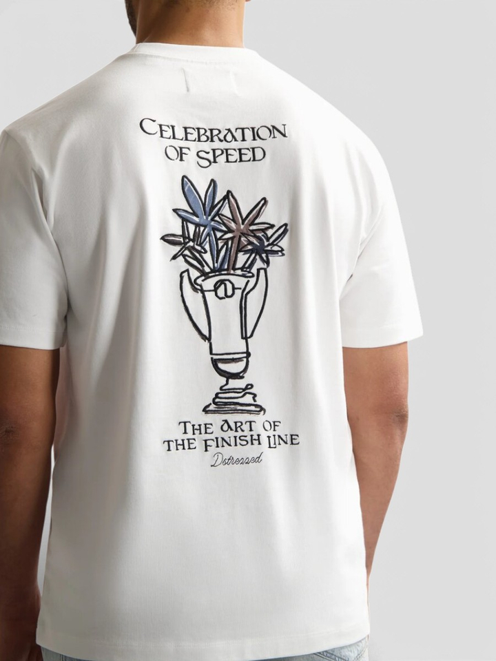 Witte T-shirt Dstrezzed