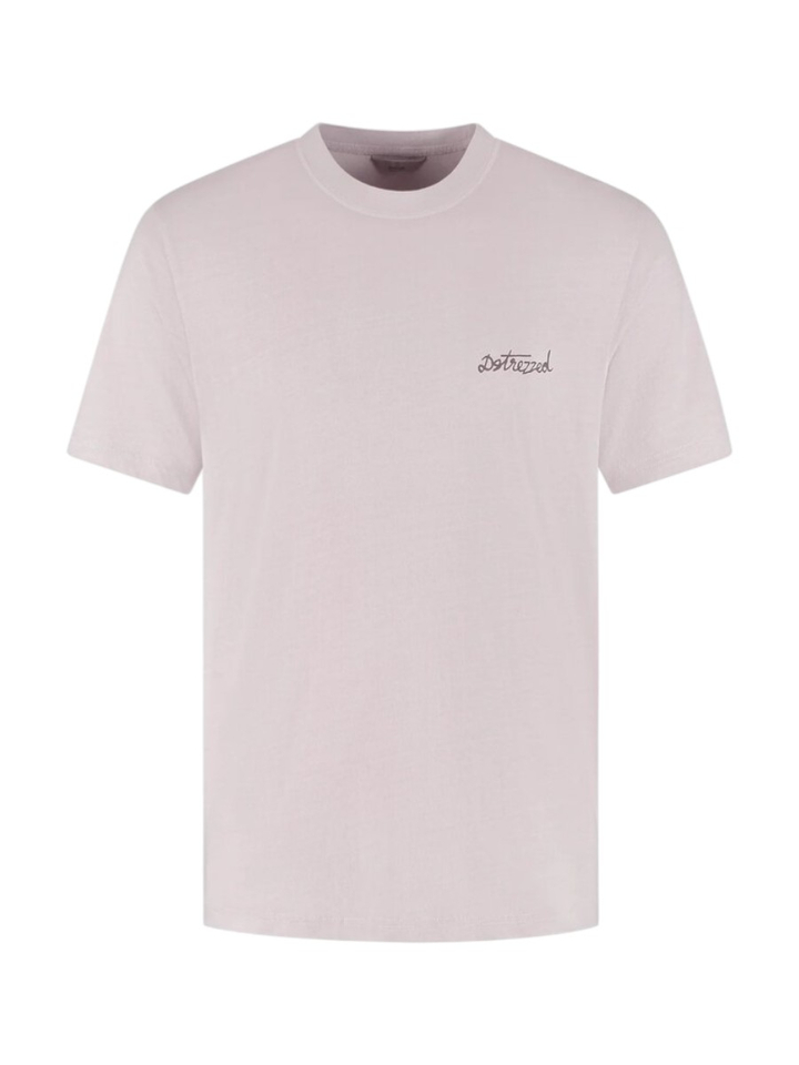 Roze T-shirty met opdruk Dstrezezd 