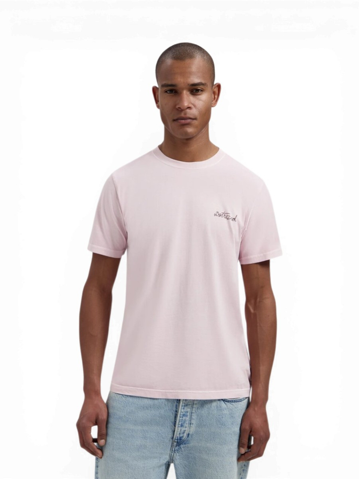 Roze T-shirty met opdruk Dstrezezd 