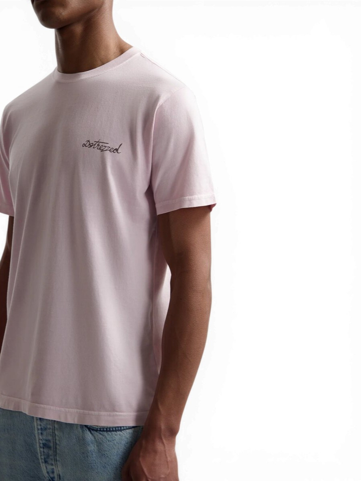 Roze T-shirty met opdruk Dstrezezd 