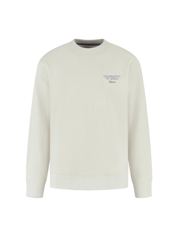 Ecru sweater met print Karas Dstrezzed